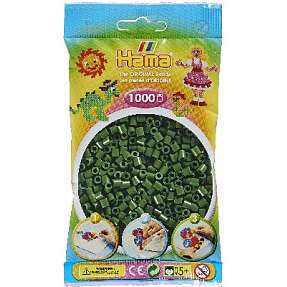 Hama midi perler 1000 stk. - skovgrøn