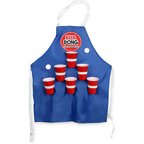 Partyspil beerpong forklæde