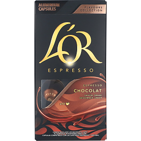 Chocolat kaffekapsler m. chokoladesmag