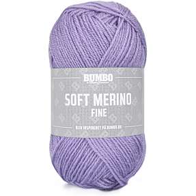 BUMBO Soft Merino Fine Uldgarn - Sart Lilla 1137