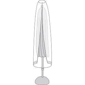 Wigan overtræk til parasol - Flint grå