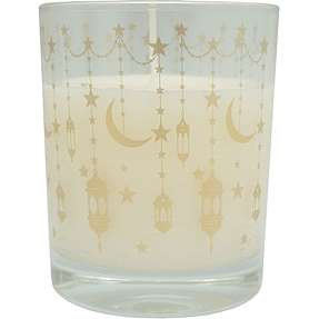 Duftlys med guldprint