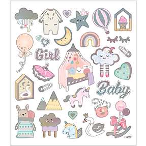 Klistermærker - Baby Girl