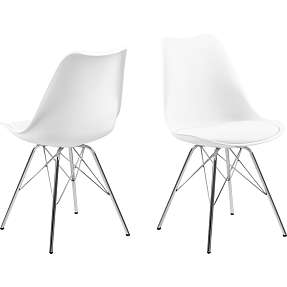 Eris spisebordsstol - hvid