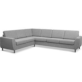 Madrid Nordic vendbar hjørnesofa - lysegrå