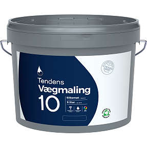 Tendens vægmaling silkemat 10 9 liter