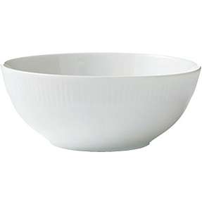 Relief skål - hvid (Ø: 14 cm)