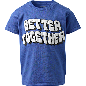 VRS børne T-shirt str. 122/128 - blå