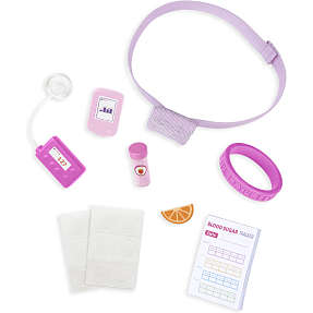 Our Generation dukke diabetikerplejesæt