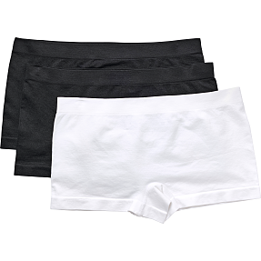 VRS teen 3-pak hipsters str. 134/140 - sort/hvid