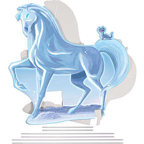 Frozen Nokk Adaptiv kørestolscover