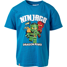 LEGO Ninjago T-shirt str. 110/116 - blå