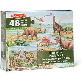 melissa & doug 48pc dino floor puslespil