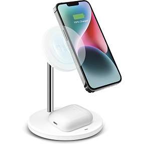 SBS 2-i-1 trådløs opladerstation