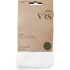 VRS børne leggings str. 7-8 år - hvid