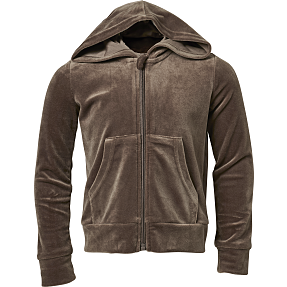 VRS børne hættetrøje str. 134/140 - brun