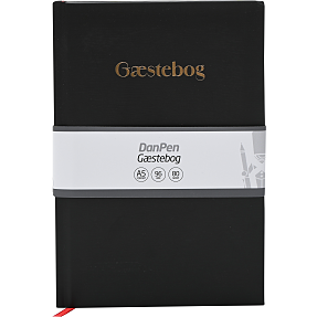 Danpen gæstebog - sort