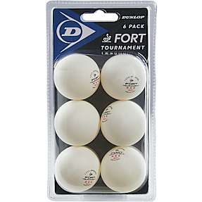 Dunlop Fort Tournament Bordtennisbolde 6-pak