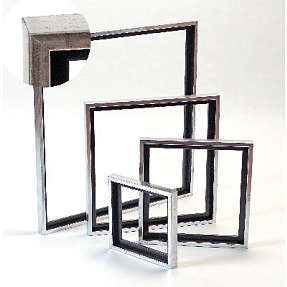 Svæveramme træ antik-silverlook 20 x 60 cm