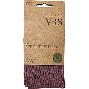 VRS børne strømpebukser str. 2-3 år - bordeaux