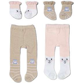 Baby Born tights og sokker 43 cm - flere varianter - assorteret