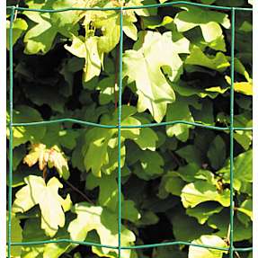HORTUS havehegn PVC-fri, 10 x 10 cm, 110 cm x 10 m - grøn