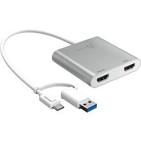 J5 Create dual hdmi multi-monitor adapter