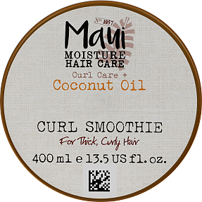 Hårkur m. kokosolie krøllet og bølget hår