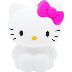 Hello Kitty Sanrio natlampe - hvid