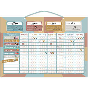 Belønningstavle familie