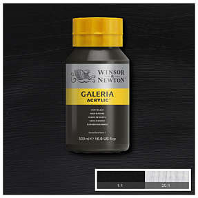 Galeria akrylmaling 500 ml - Ivory Black