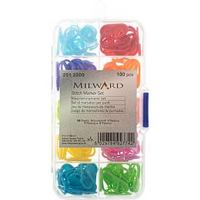 Milward maskemarkører i box 100 stk. - multifarvet