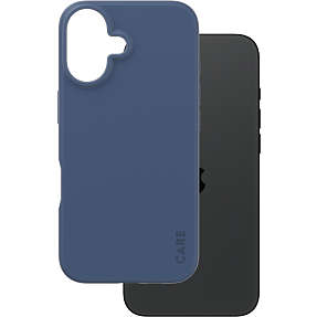 CARE by PanzerGlass iPhone 16 cover - blå