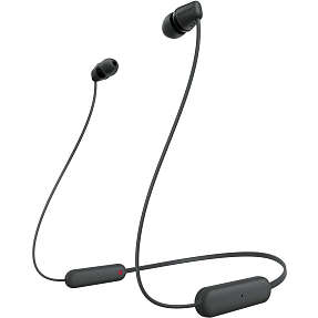 Sony WI-C100B In Ear Headset - Sort