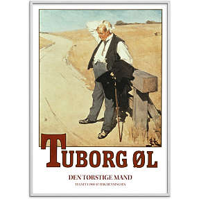 Tuborg manden - 70x100 cm