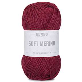 BUMBO Soft Merino Uldgarn - Vinrød 118