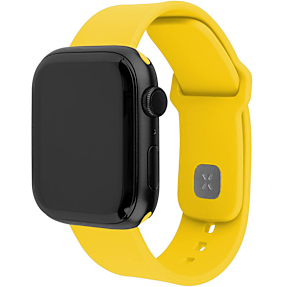 Fixed Silicone rem til Apple Watch - gul