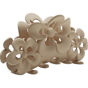 CBYH dame klemme med blomster - sand