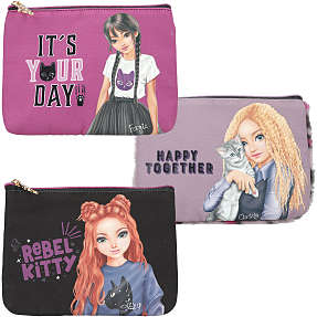 TOPModel beautybag - Rebel Kitty – flere varianter – assorteret