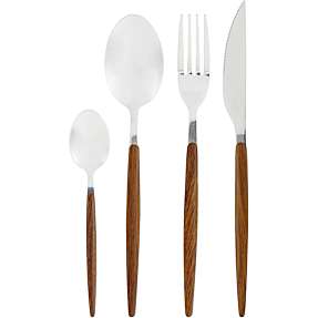 Day bestiksæt 16 dele - trælook