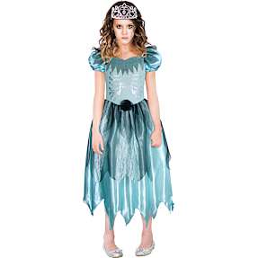 Halloween prinsessekostume str. 128