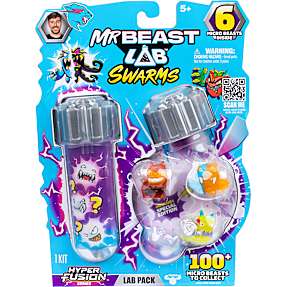 Mrbeast lab swarms fusion figur 6-pak - flere varianter - assorteret