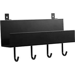 Hylde m. kroge til akustikpanel - sort