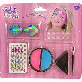 Crystal Dream ansigtsmaling - havfrue