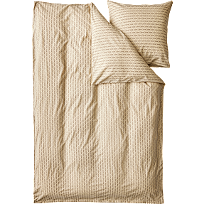 Salling sengetøj 140x200 cm - beige blomst