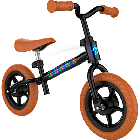 Skeight løbecykel - sort/brun