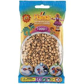 Hama midi perler 1000 stk. - lys nougat