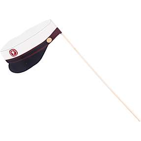 Studenterhuer H: 40 cm 8-pak - rød