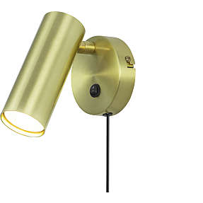 Salling Trend tube væglampe - guldfarvet