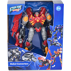 Action Zone converter robot figur - T-Rex | Køb online på br.dk!